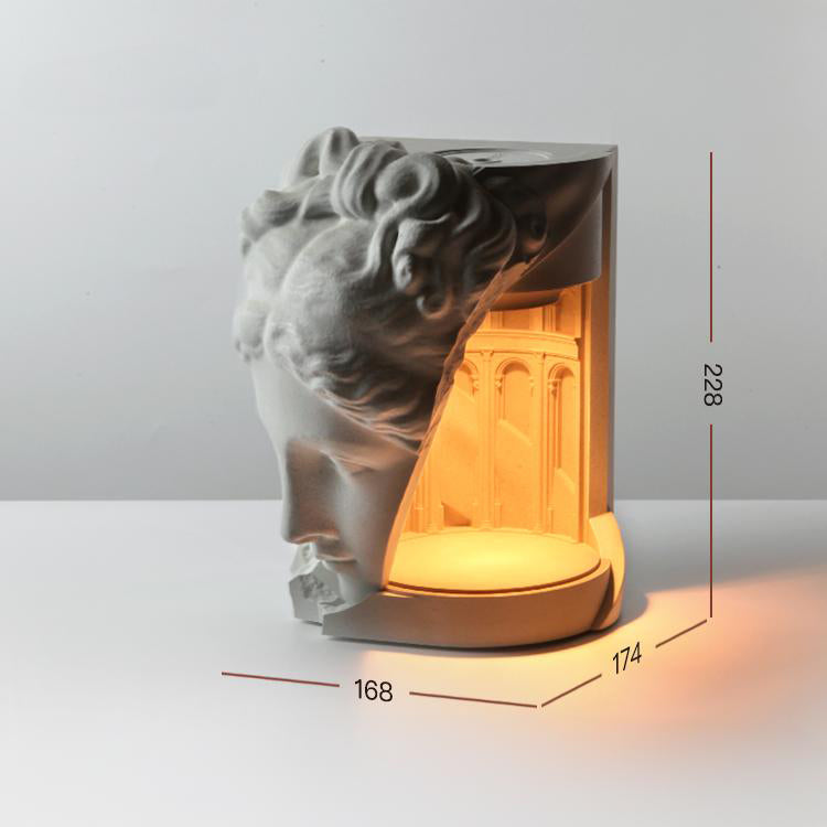 Venus Sculpture Cement Candle Warmer Lamp
