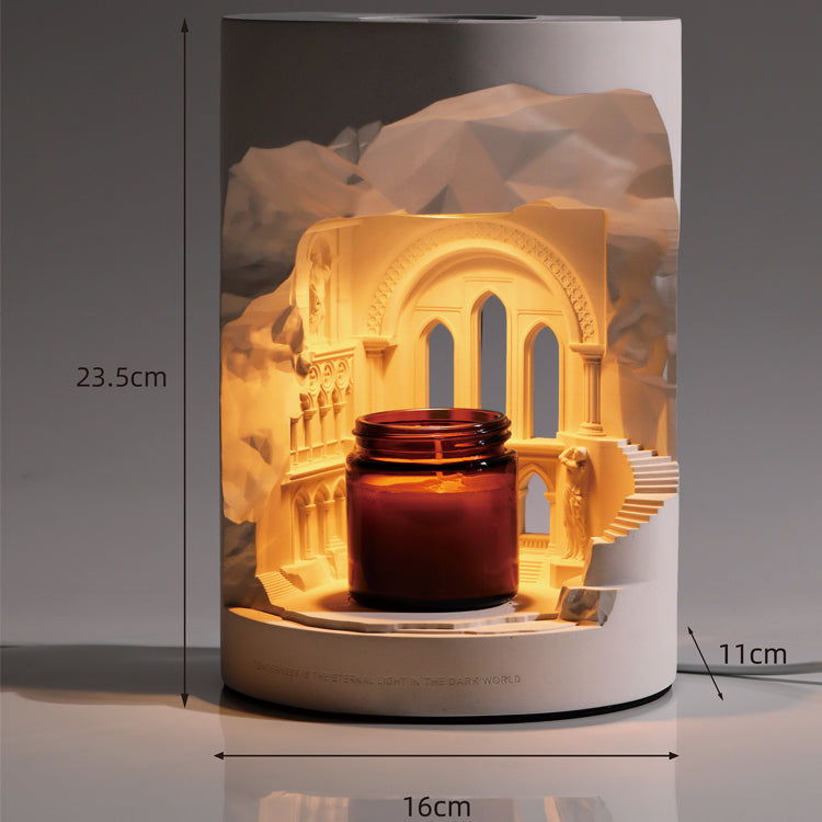 Echo Valley Cement Candle Warmer Lamp