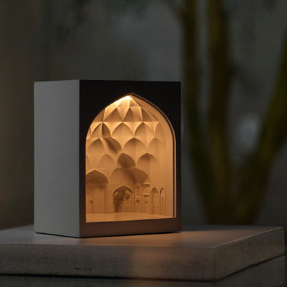 Jumeirah Gate Cement Candle Warmer Lamp