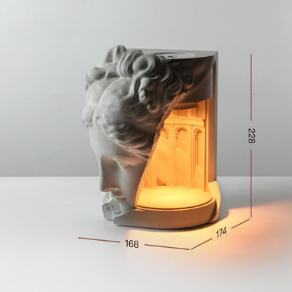 Venus Sculpture Cement Candle Warmer Lamp