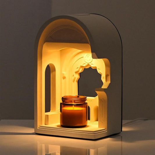 Sand Temple Candle Warmer Lamp