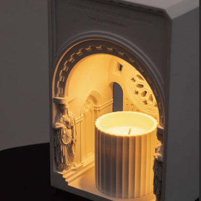 Our Lady Temple Candle Warmer Lamp