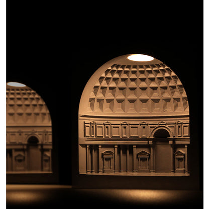 Pantheon Cement Ambient Candle Warmer Lamp