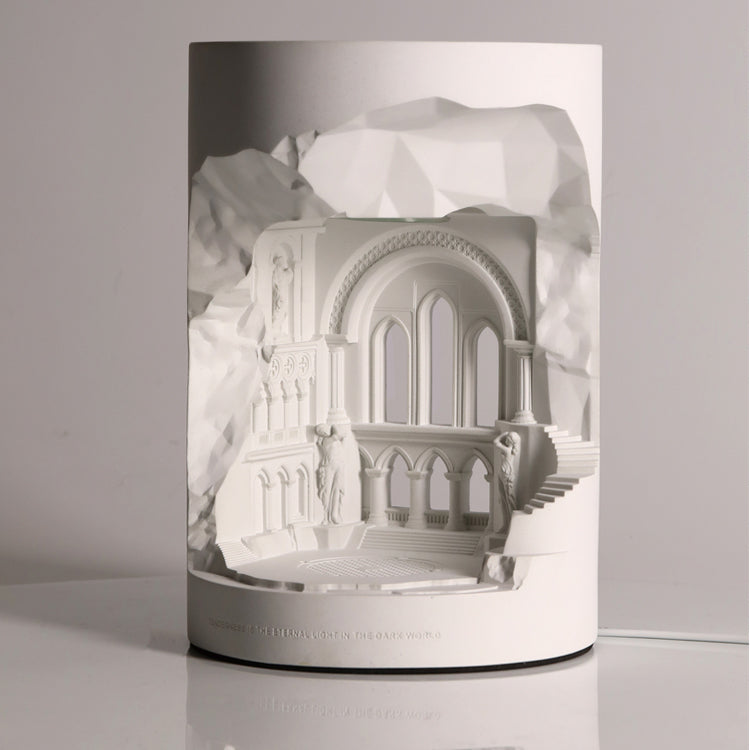 Echo Valley Cement Candle Warmer Lamp