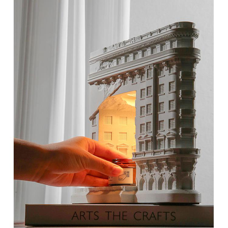 Wukang Building Cement Candle Warmer Lamp