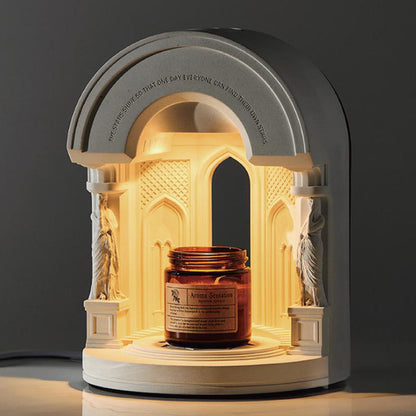 Poinsettia Candle Warmer Lamp