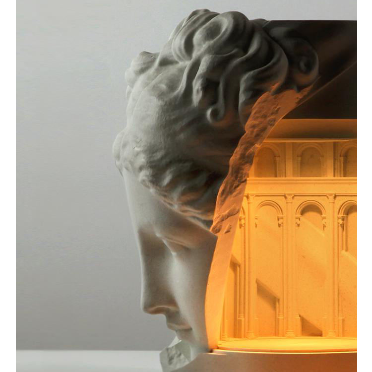 Venus Sculpture Cement Candle Warmer Lamp