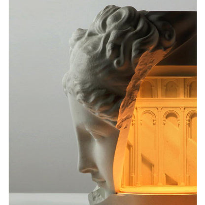 Venus Sculpture Cement Candle Warmer Lamp