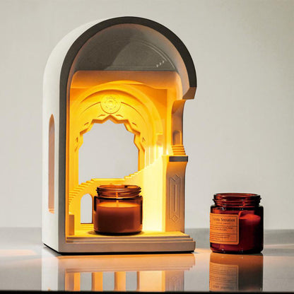 Sand Temple Candle Warmer Lamp