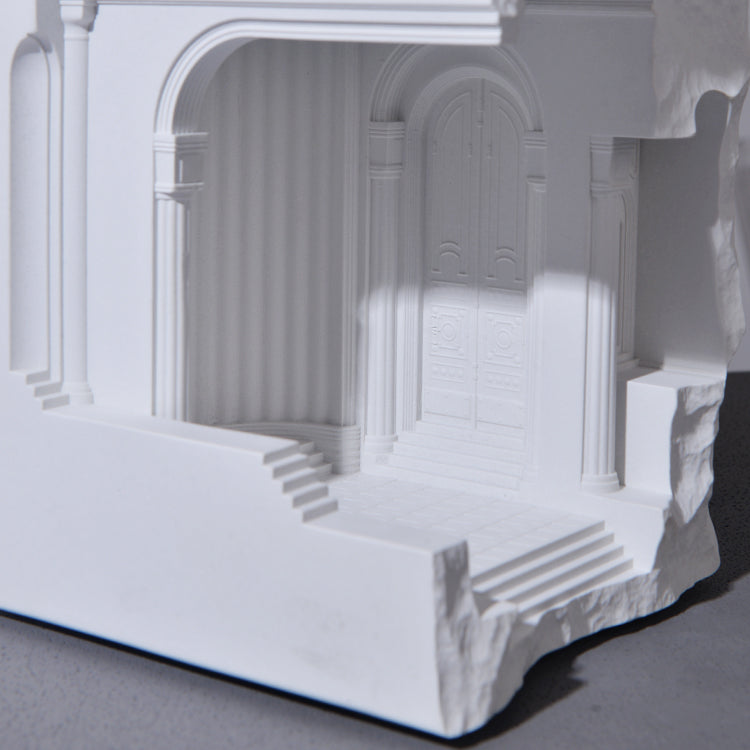 Vintage Architectural Aesthetic Cement Scented Candle Warmer