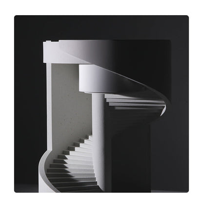 Spiral Staircase Cement Candle Warmer Lamp