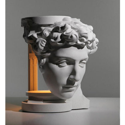 Giuliano Sculpture Cement Candle Warmer Lamp