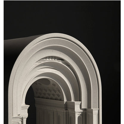 Academy of Athens Sculpture Cement Candle Warmer Lamp