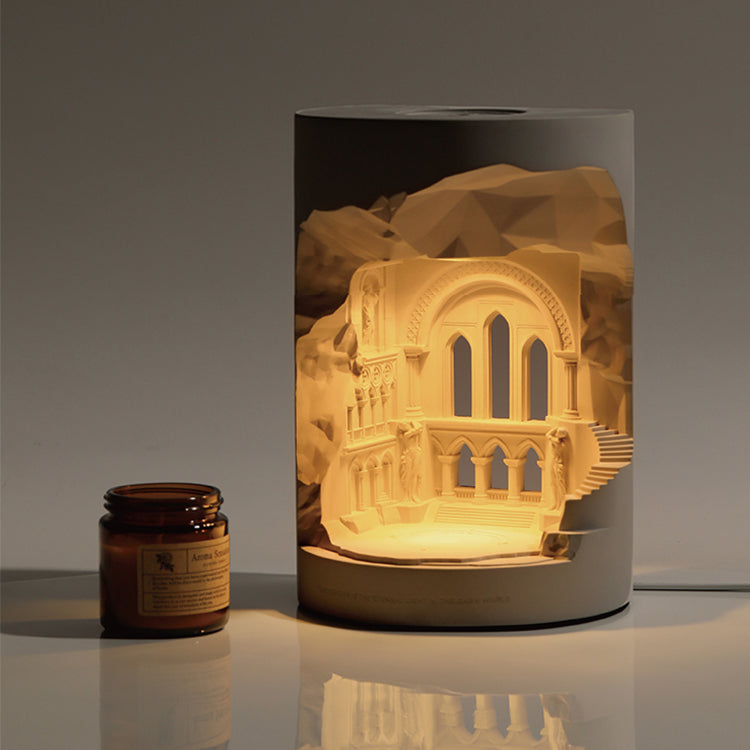 Echo Valley Cement Candle Warmer Lamp