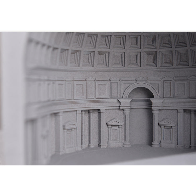 Cement Pantheon Architectural Candle Lamp
