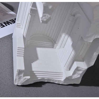 Vintage Architectural Aesthetic Cement Scented Candle Warmer