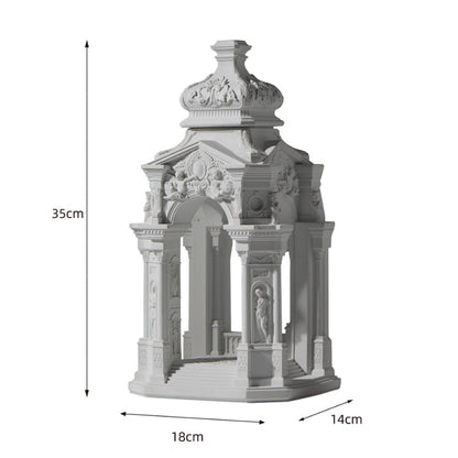 Rose Sanctuary Cement Candle Warmer Lamp