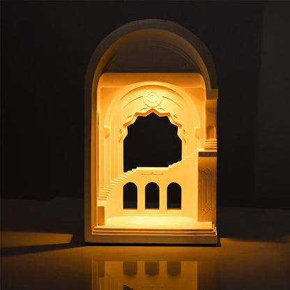 Sand Temple Candle Warmer Lamp