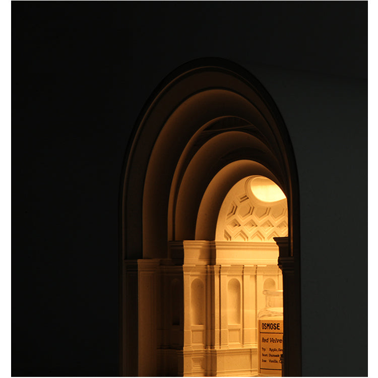 Academy of Athens Sculpture Cement Candle Warmer Lamp