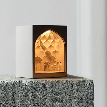 Jumeirah Gate Cement Candle Warmer Lamp