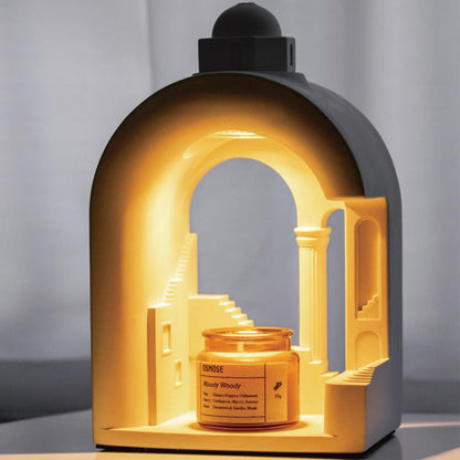Mystic City Candle Warmer Lamp