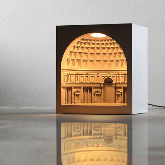Pantheon Cement Ambient Candle Warmer Lamp