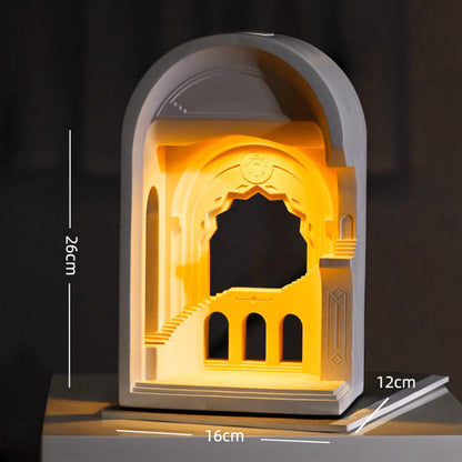 Sand Temple Candle Warmer Lamp