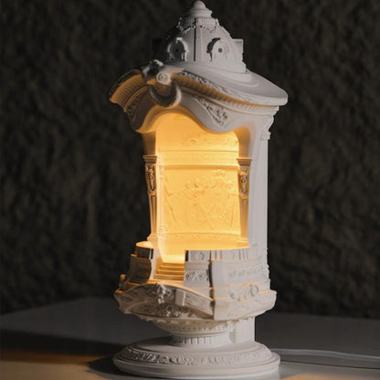 Gilded Time Candle Warmer Lamp