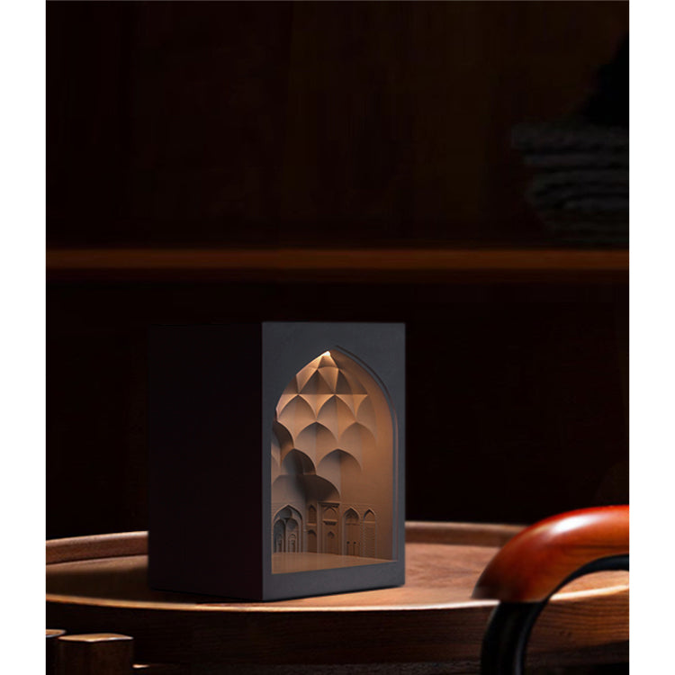 Jumeirah Gate Cement Candle Warmer Lamp