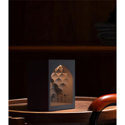 Jumeirah Gate Cement Candle Warmer Lamp