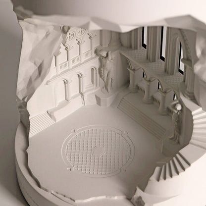 Echo Valley Cement Candle Warmer Lamp