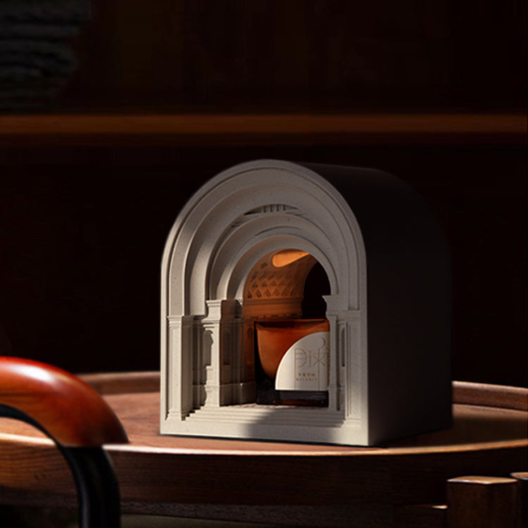 Academy of Athens Sculpture Cement Candle Warmer Lamp