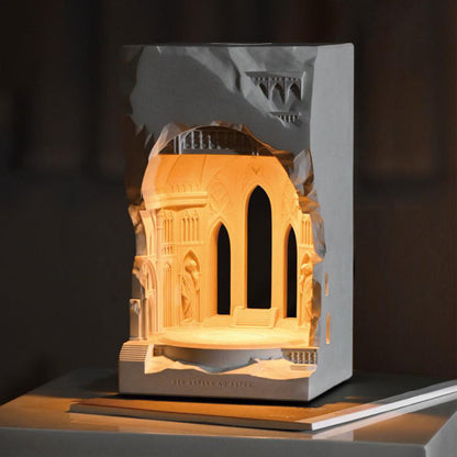 Utopia Cement Candle Warmer Lamp