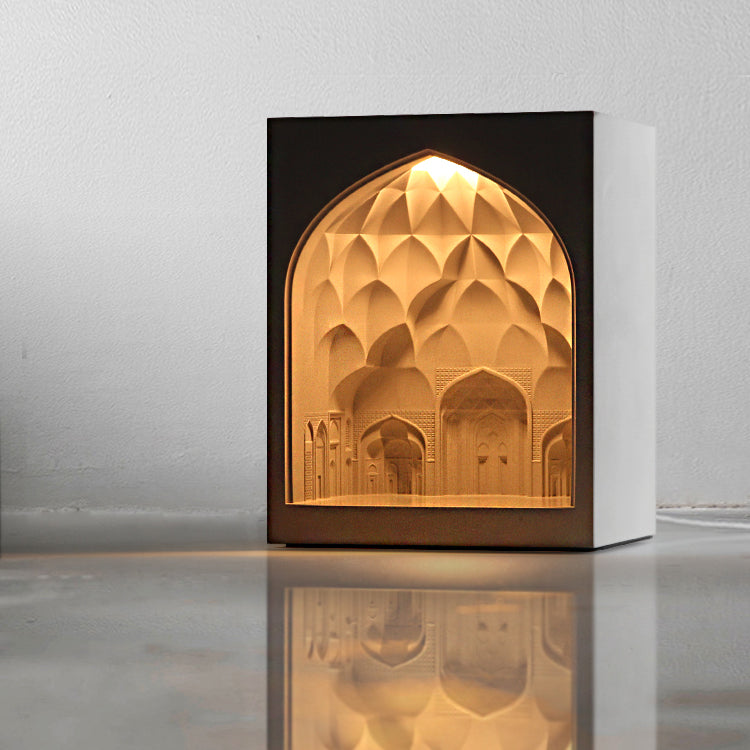 Jumeirah Gate Cement Candle Warmer Lamp