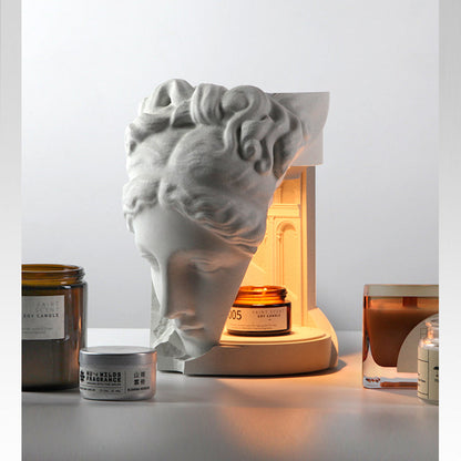 Venus Sculpture Cement Candle Warmer Lamp