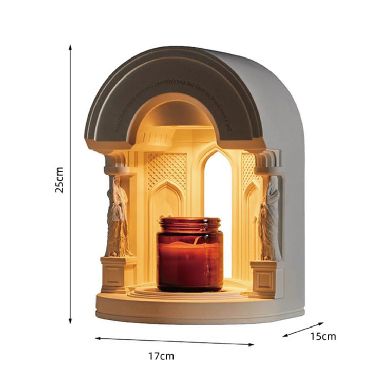 Poinsettia Candle Warmer Lamp
