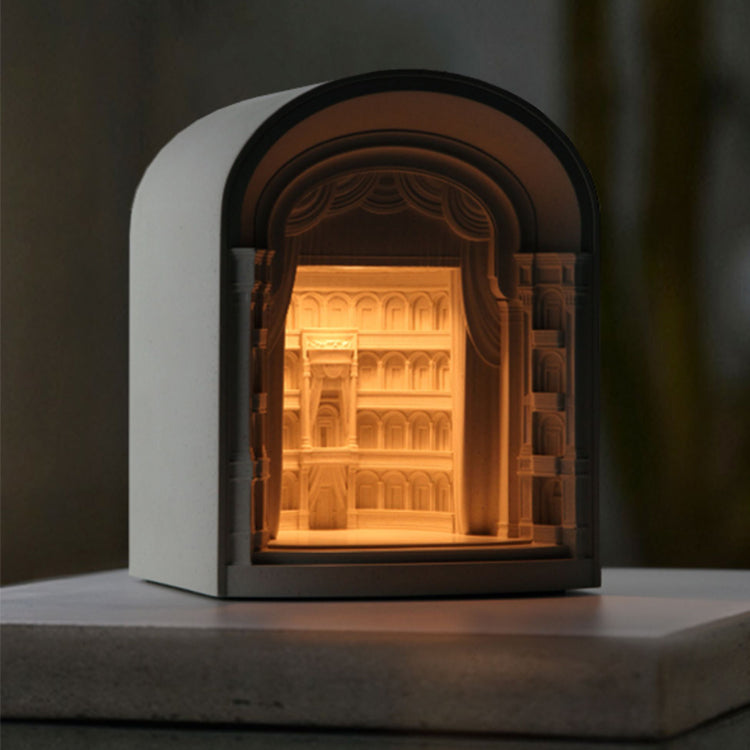 Roman Theatre Candle Warmer Lamp