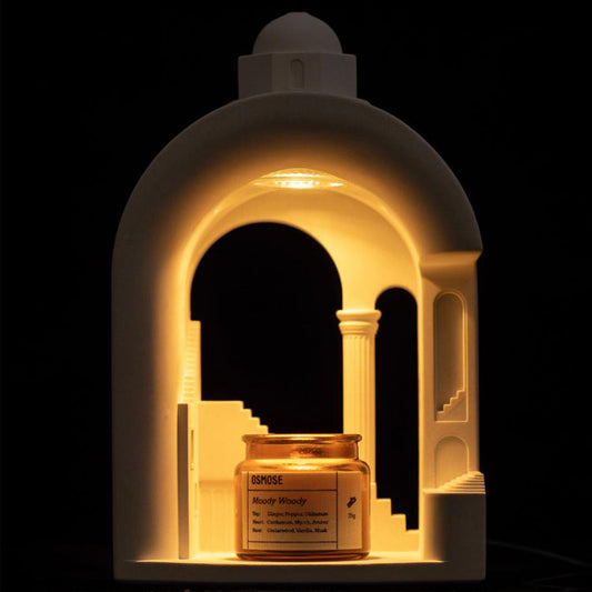 Mystic City Candle Warmer Lamp