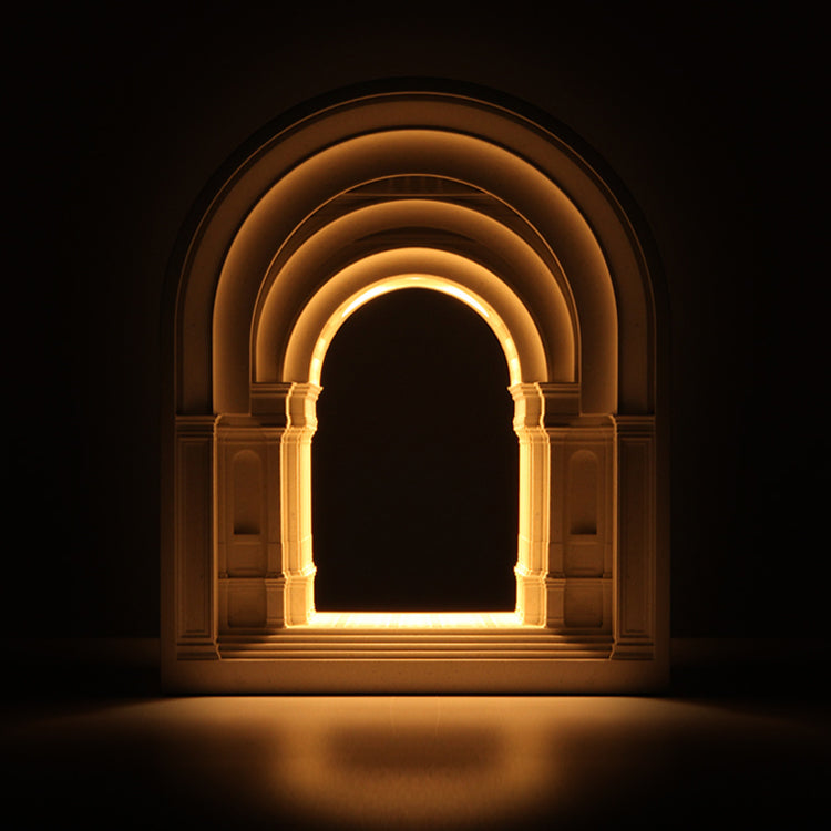 Academy of Athens Sculpture Cement Candle Warmer Lamp