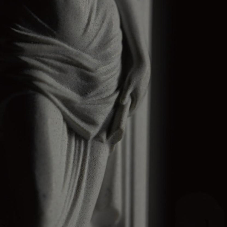 Goddess Temple Cement Candle Warmer Lamp