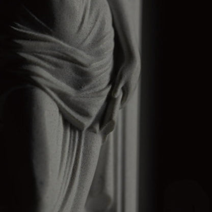 Goddess Temple Cement Candle Warmer Lamp