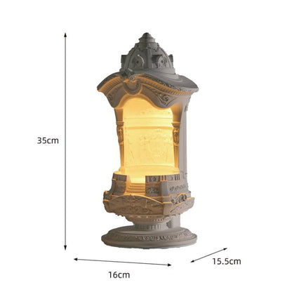 Gilded Time Candle Warmer Lamp
