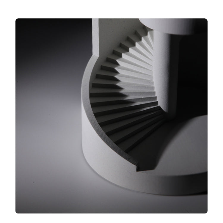 Spiral Staircase Cement Candle Warmer Lamp