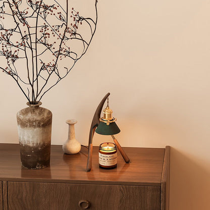 Black Walnut Mantis Aromatherapy Vintage Wax Melting Lamp