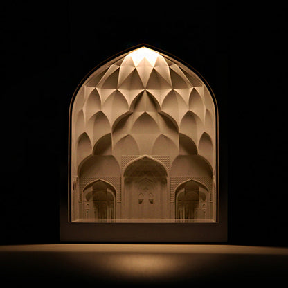 Jumeirah Gate Cement Candle Warmer Lamp