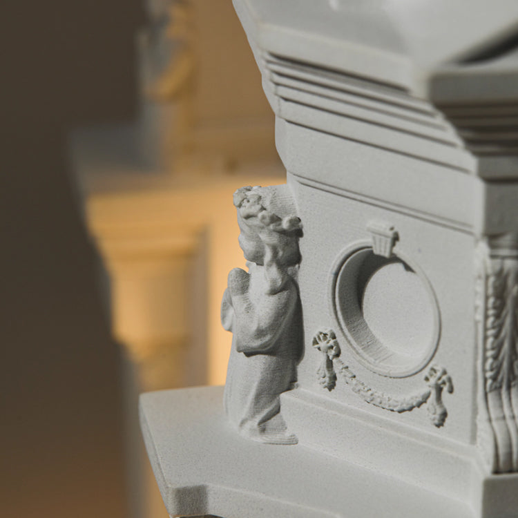 Rose Sanctuary Cement Candle Warmer Lamp