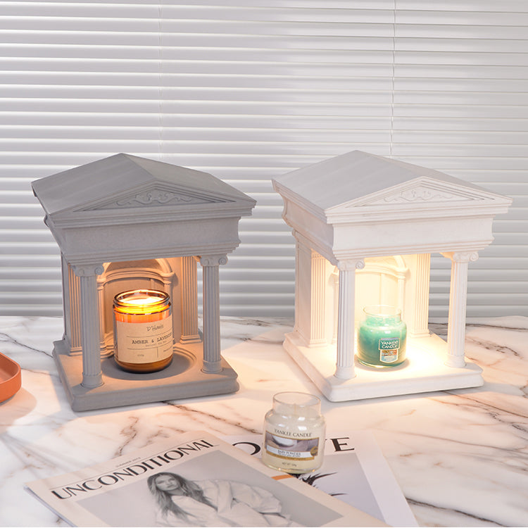 Cement Architectural Candle Warmer Ornament