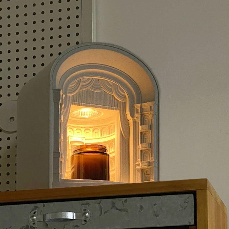 Roman Theatre Candle Warmer Lamp