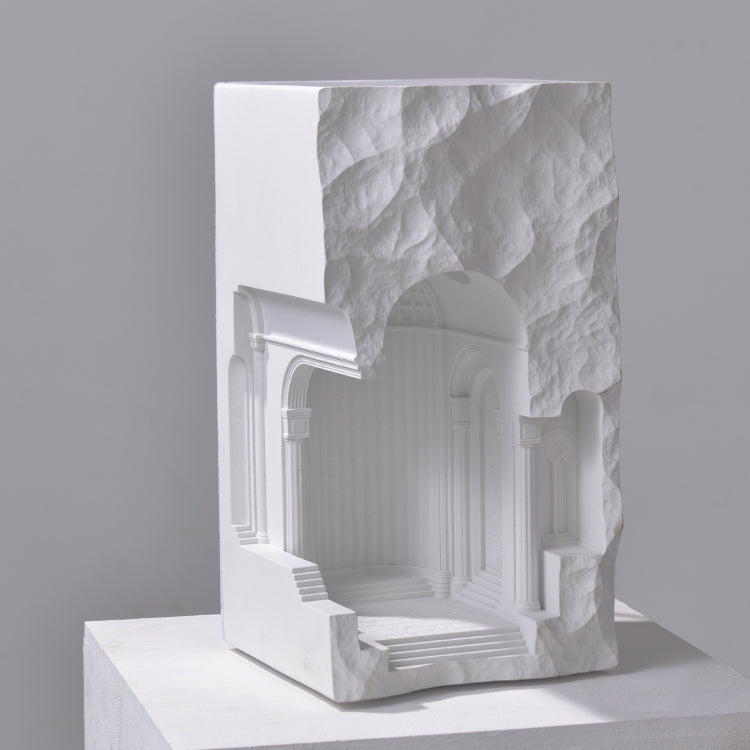 Vintage Architectural Aesthetic Cement Scented Candle Warmer