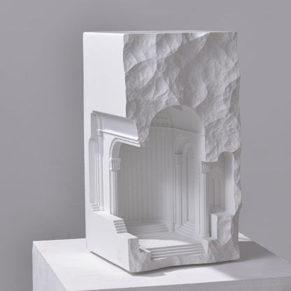 Vintage Architectural Aesthetic Cement Scented Candle Warmer